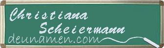 Christiana Scheiermann Visitenkarte